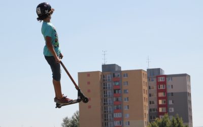 Petržalský PIK-NIK v znamení súťaže kolobežkárov