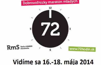 72 hodín dobrovoľníctva je tu!