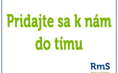 Rada mládeže Slovenska hľadá finančnú manažérku/finančného manažéra projektov
