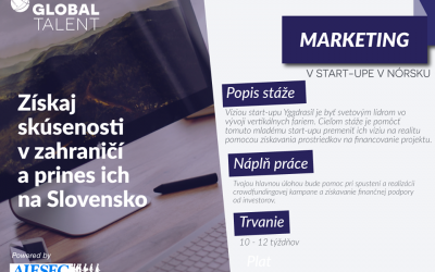 Stáž v start-up-e v Nórsku