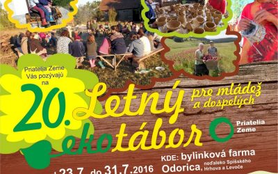 Ekotábor Priateľov Zeme-SPZ 2016