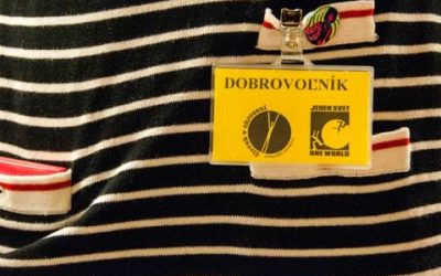 Dobrovoľníci na festival Jeden svet 2016