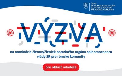 Úrad splnomocnenca pre rómske komunity vyzýva na nominácie členiek/členov poradného orgánu pre oblasť mimovládnych a neziskových organizácií
