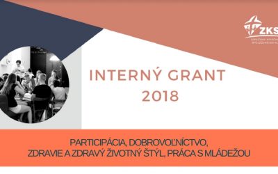 ZKSM podporí 22 mládežníckych projektov, ktoré získali dotáciu z projektu Interný grant