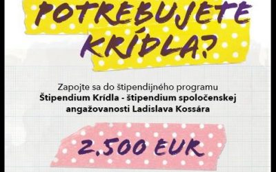 Štipendium “Krídla”