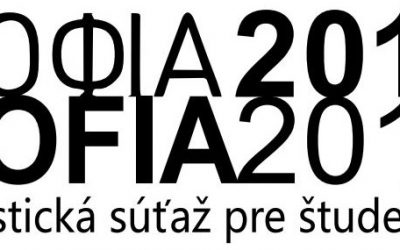 Esejistická súťaž pre študentov stredných škôl – “SOFIA 2018”