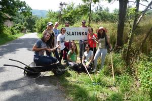 ECO workcamp v dedinke Slatinka