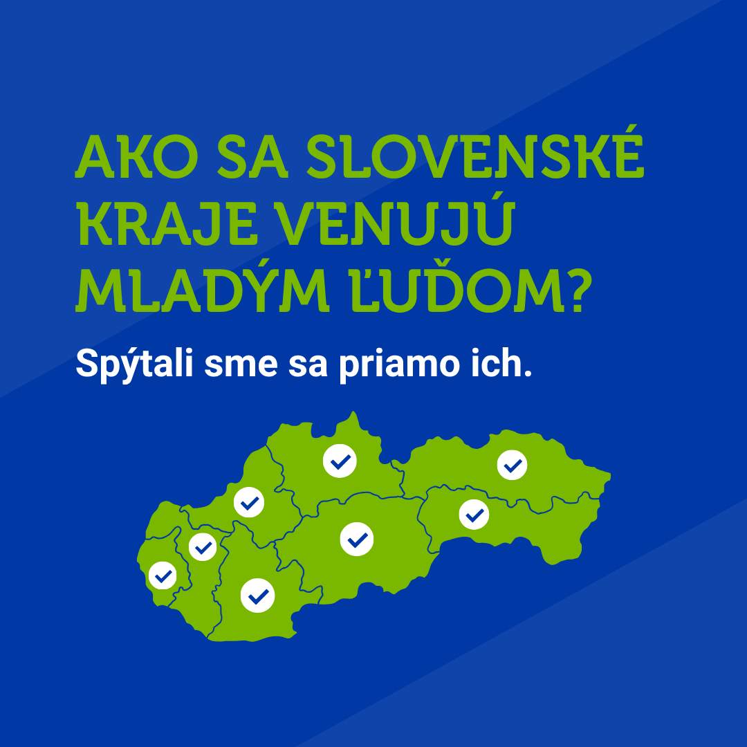 Ako sa kraje venujú mladým? Zmapovali sme politiku mládeže pred voľbami 2026